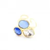 Bague tendance cabochons