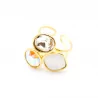 Bague tendance cabochons