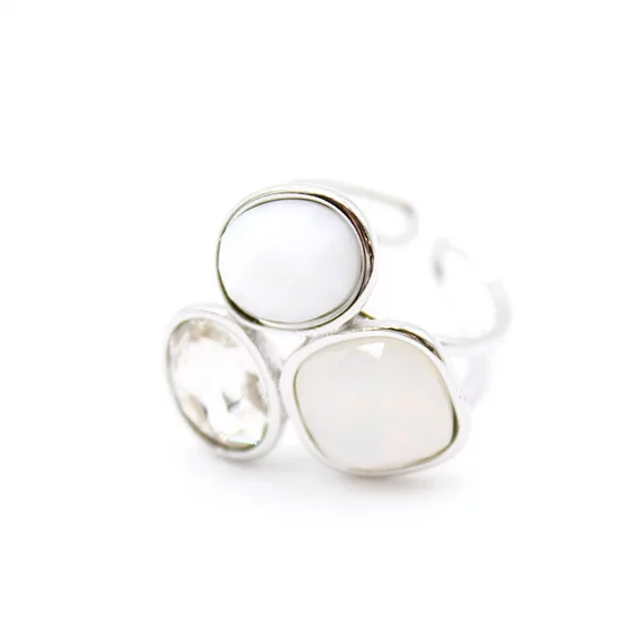 Bague tendance cabochons