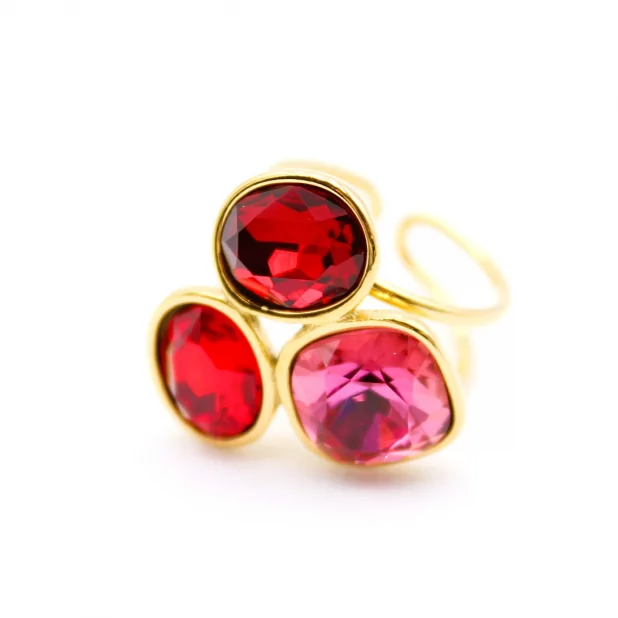 Bague tendance cabochons