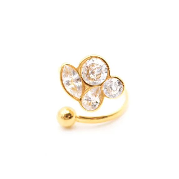 Bague tendance acier inoxydable