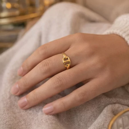 Bague tendance esprit luxe