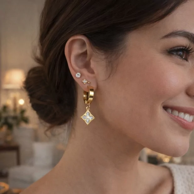 Pack de boucles tendance luxe