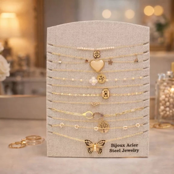 Pack 12 Colliers Acier Inoxydable - NUDE