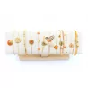 Pack de 12 bracelets acier - orange