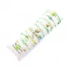 Pack de 12 bracelets cristal de verre et acier - vert