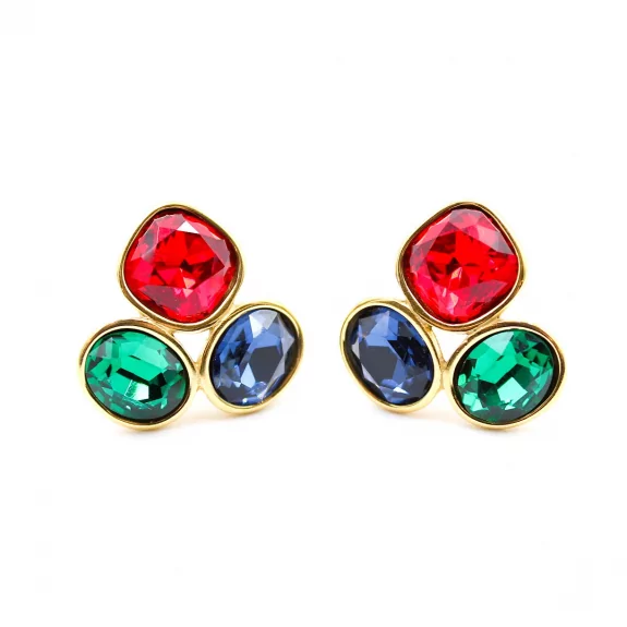 Boucles d'oreilles tendance cabochons