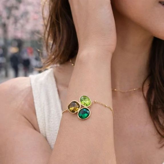 Bracelet tendance cabochon