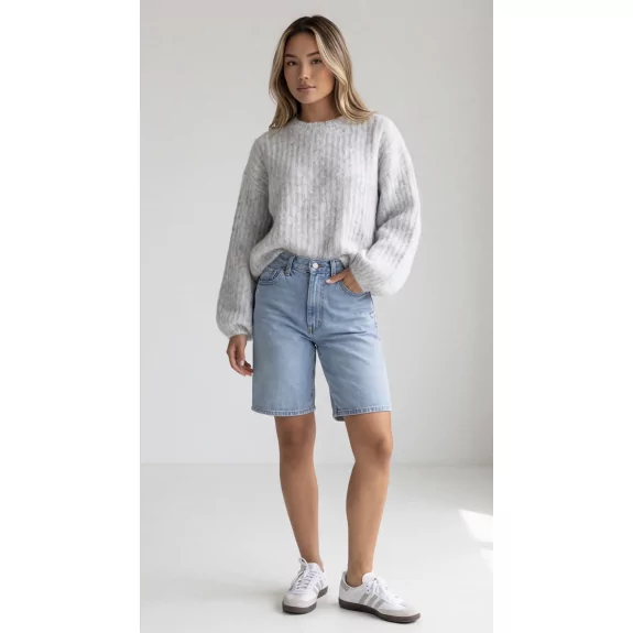 Pull femme pastel en maille douce