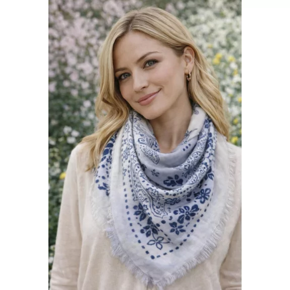 Écharpe Bandana Femme – Motif Paisley