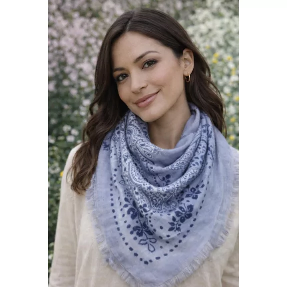 Écharpe Bandana Femme – Motif Paisley