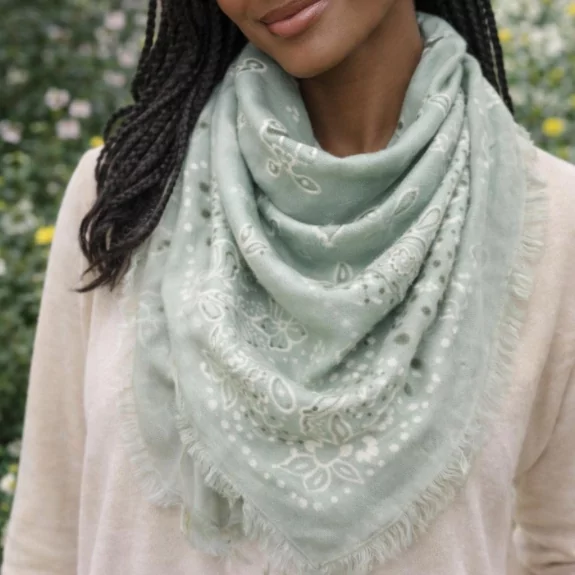 Écharpe Bandana Femme – Motif Paisley