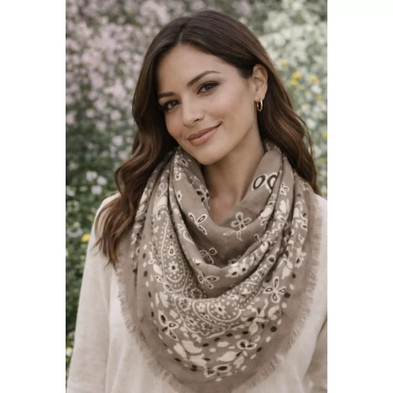 Écharpe Bandana Femme – Motif Paisley