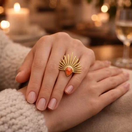 Bagues acier inoxydable motif tendance