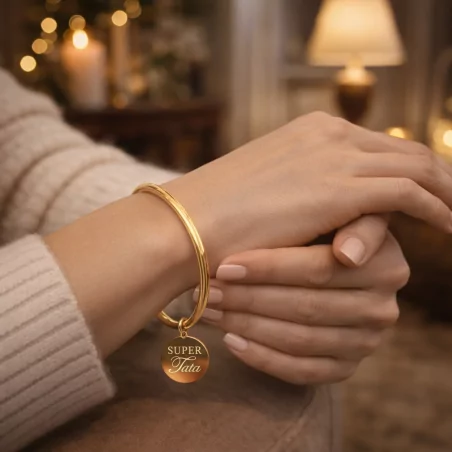 Jonc acier message super tata