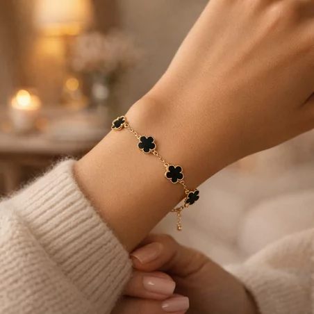 Bracelet tendance fleur