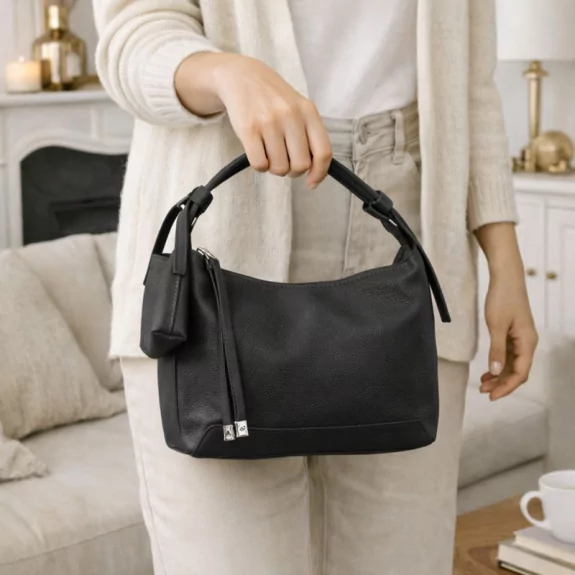 Sac à main aspect cuir – Porté main ou bandoulière