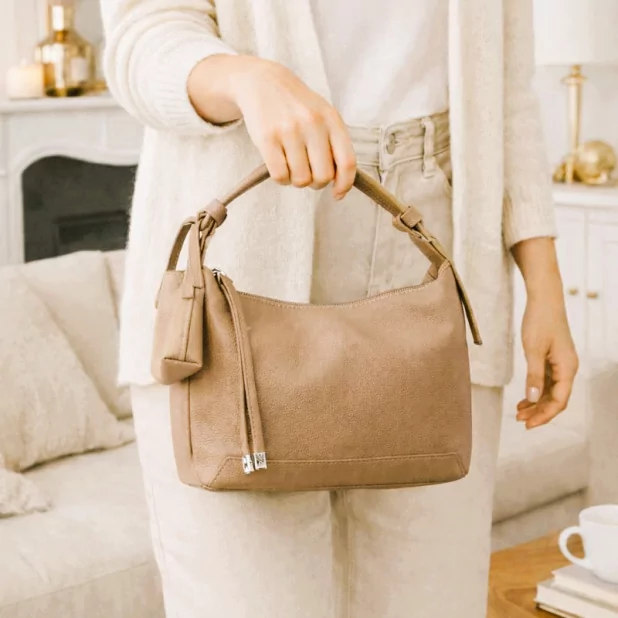 Sac à main aspect cuir – Porté main ou bandoulière