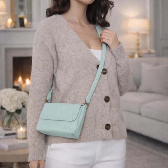 Sac à main bandoulière – Fermeture rabat