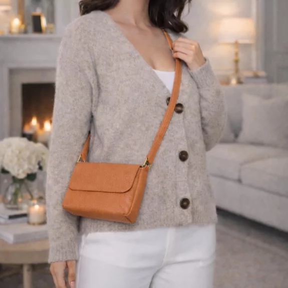 Sac à main bandoulière – Fermeture rabat