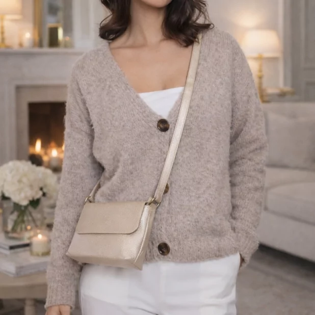 Sac à main bandoulière – Fermeture rabat