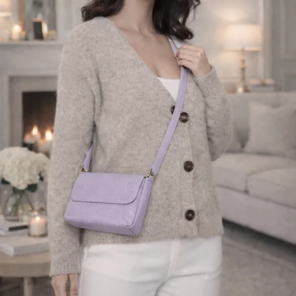 Sac à main bandoulière – Fermeture rabat