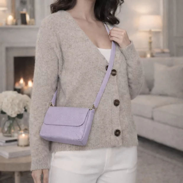 Sac à main bandoulière – Fermeture rabat