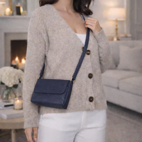 Sac à main bandoulière – Fermeture rabat