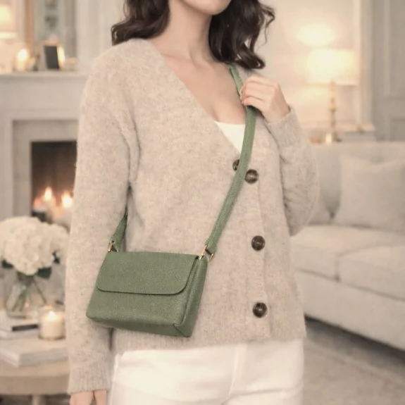 Sac à main bandoulière – Fermeture rabat