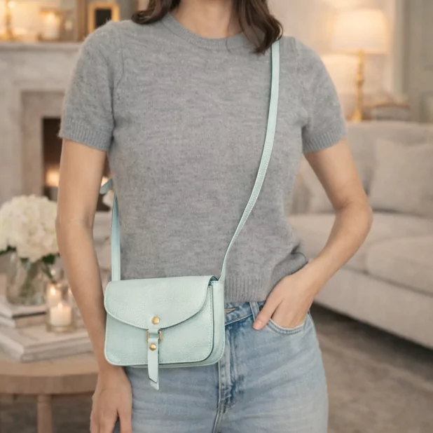 Petit sac bandoulière synthétique