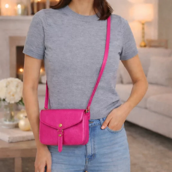 Petit sac bandoulière synthétique