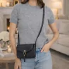 Petit sac bandoulière synthétique