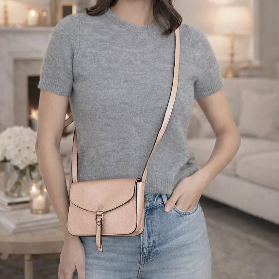 Petit sac bandoulière synthétique