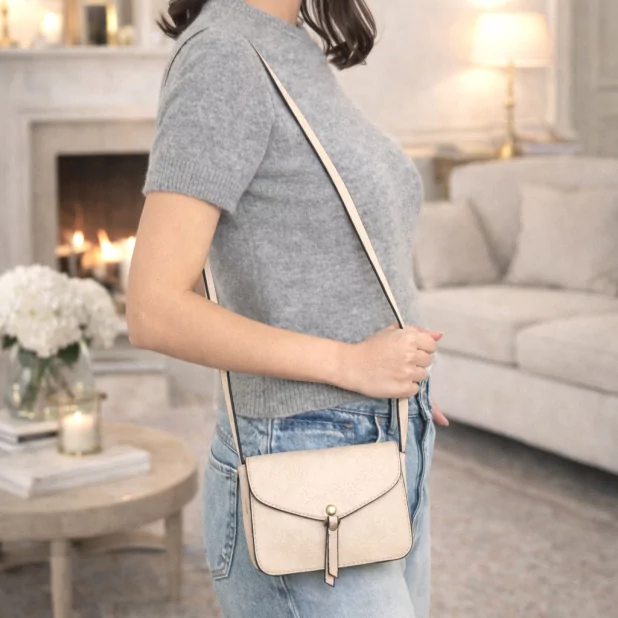 Petit sac bandoulière synthétique