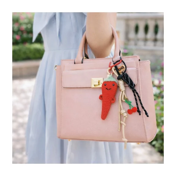 Porte clefs piment rouge et cerises