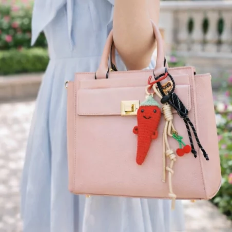 Porte clefs piment rouge et cerises