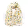 Echarpe tendance à motifs fleurs