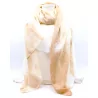 Echarpe femme avec lurex doré
