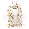 Echarpe femme motifs chats