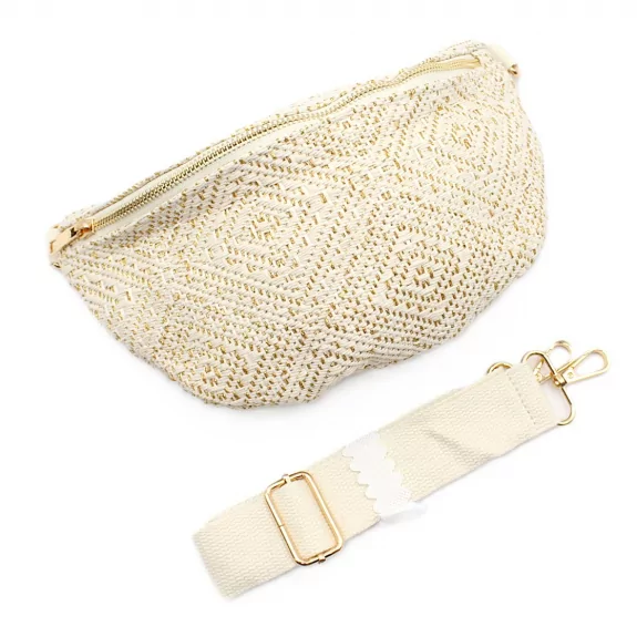 Sac Banane Tissé Motif Géométrique