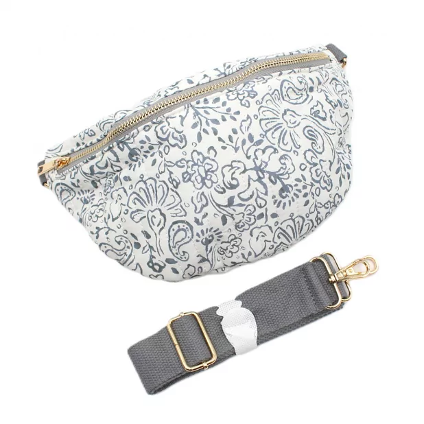 Sac Banane Femme en Coton – Motifs Floraux