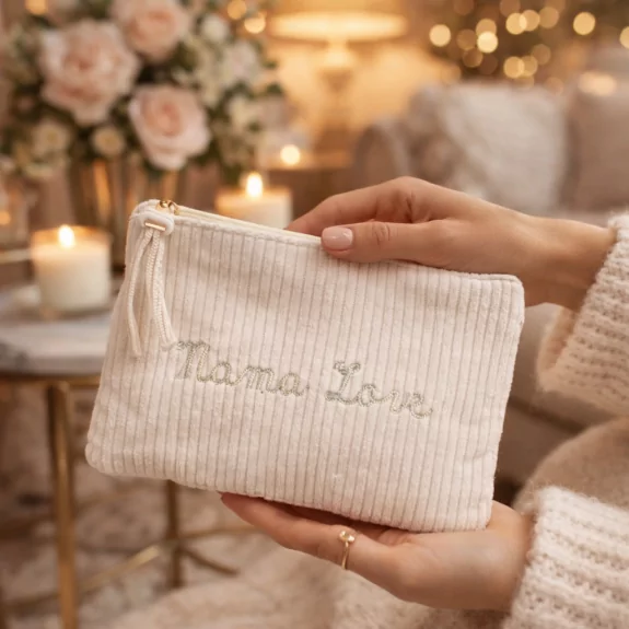 Pochette côtelée message - Mama Love