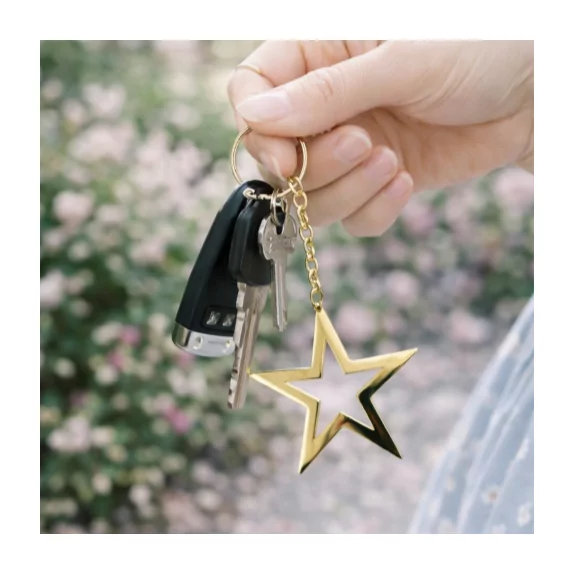 Porte clefs en acier inoxydable