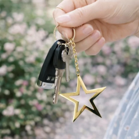 Porte clefs en acier inoxydable