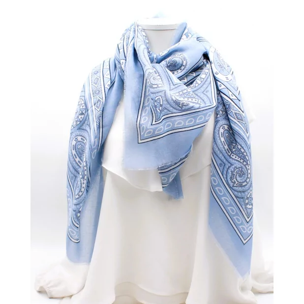 Écharpe carrée à motifs