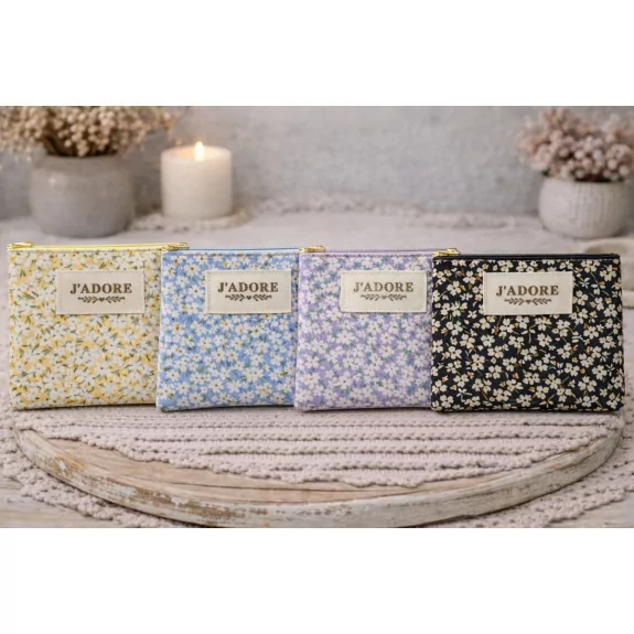 Pack de 10 pochettes fleuries « J’adore »