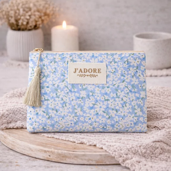 Pack de 10 pochettes fleuries « J’adore »