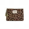 Pochette motif léopard « Amour »