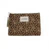 Pochette léopard message « J’adore »