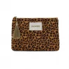 Pochette léopard LUREX message « J’adore »